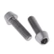 thumbnail image 4 of 2 tornillos de titanio Ti M6 para carenado, pernos cónicos de cabeza hexagonal, herrajes Plata M6x20mm, 4 of 6