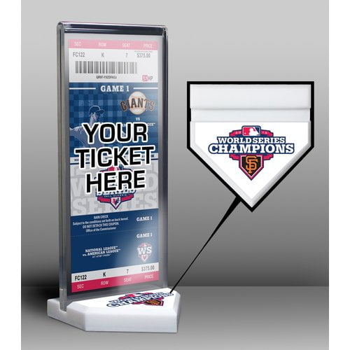 That's My Ticket World Series Champions Ticket Display Stand