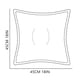 thumbnail image 2 of JINESXIAO Ofertas relámpago hoy Prime Feliz Pascua Huevos de conejito Funda de almohada decorativa Sala de estar Sofá Sofá Dibujos animados Funda de almohada de Pascua, 2 of 4