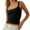 Black, variant on USSUMA Camisole Tops for Women Womens Tank Tops Sexy Casual Solid Fashion Women Sleeveless V-Neck Vest Ladies Slim Short Tops My Order Womens Tops