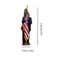 thumbnail image 4 of Patriótico Donald Trump 2024 Adorno Navideño 2D Acrílico Dibujos Animados (12), 4 of 9