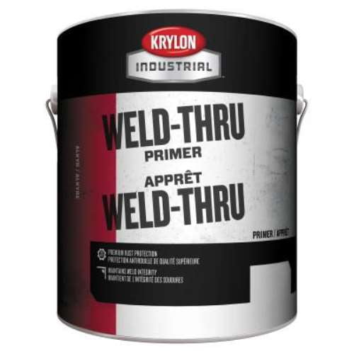 Krylon Industrial WeldThru Primer, 1 gal, Black, Flat 4 CA (425