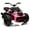Pink, variant on LUIBAS 24V Kids ATV Ride On Motorcycle Electric 3 Wheeler Ride-On Electric ATV Kids Ride On Toys for Kids with Battery Powered Motor, EVA Wheels, w/LED Lights, Bluetooth, MP3 for 3  Years, Red
