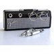thumbnail image 4 of Llavero de pared con audio, llavero de pared retro creativo con 4 enchufes de guitarra, 4 of 5