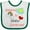White and Green, variant on Inktastic Someone in Maine Loves Me Boys or Girls Baby Bib