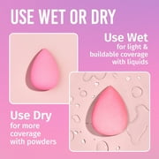 Salon Perfect Soft and Bouncy Face Foundation Makeup Sponge Applicators, 5 pack