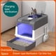 thumbnail image 2 of Cat Litter Box Oversize  Rechargeable Sterilizing Deodorant Fully EnclosedToilet Large Capacity UV Sterilizatio Pet  Supplies ShopWise Round, 2 of 14