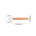 thumbnail image 3 of Rijanmt Manual Handle Flour Mixer Dough Whisk Kitchen Tool,10.03" L Stainless Steel Coil Dough Hook Dutch Whisk With Wooden Handle,Kitchen Whisking Mixing Tool Bread Cake Making Tools And Supplies, 3 of 7