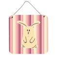 thumbnail image 1 of Carolines Treasures BB7084DS66 Rabbit on Stripes Wall or Door Hanging Prints, 1 of 1