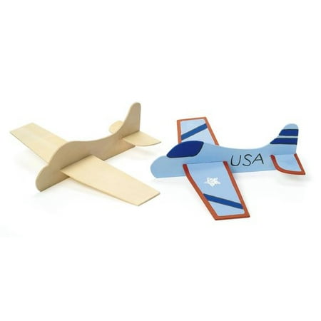 Svt Model - Colorations Wooden Model Airplanes- Set of 12 (Item # JETSET)