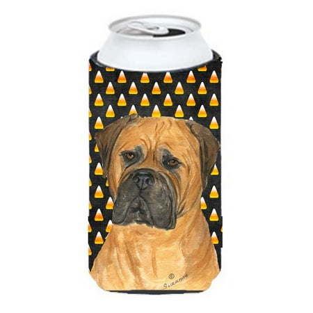 

Bullmastiff Candy Corn Halloween Portrait Tall Boy Hugger - 22 To 24 oz.