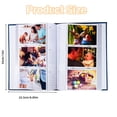 thumbnail image 2 of Bevtee Photo Album 4x6 300 Photos, Photo Album Linen Cover with Front Window, 4x6 Picture Album with Writing Space,Khaki Photo Album Book for Wedding Kids Travel Family Baby Pictures, 2 of 6