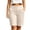 #02 Beige 【Mix & Match: Stock Up on Your Favorite Colors】, variant on Women's Solid Business Casual Work Shorts With Pockets, Mid Waisted Tummy Control, Stretch Polyester Blend Fabric, Comfortable Office Travel Summer Bottoms, | TruBelle,Army Green L
