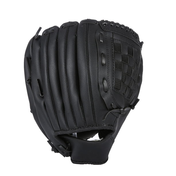 Naiovety Guante de béisbol Deportes al aire libre Béisbol Softbol Práctica Guante de entrenamiento Equipo deportivo 10.5 / 11.5 / 12.5 Pulgadas Béisbol negro 10.5 pulgadas Naiovety OD000036-02B