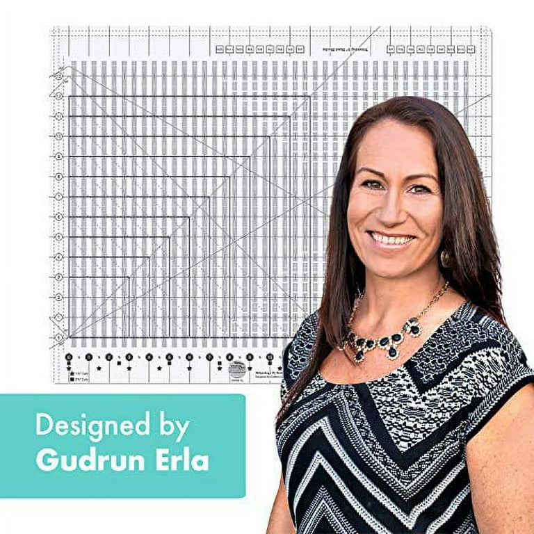 Gudrun Erla, creator of the Stripology family of rulers, introduces the Stripology  XL Ruler.