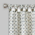 thumbnail image 3 of Window Curtain Panel Drapes with Double Layer Plaid Gingham Design, Cuff Tab Top Window Panel, Farmhouse Decor, Olive, 52" W x 63" L, 3 of 4
