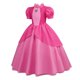 thumbnail image 4 of Vestido de niña con costura de encaje y mangas abullonadas, vestido de princesa para cosplay, 4 of 6