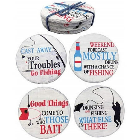 

Fishing Design Stone Coasters