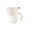 White, variant on Gumesh Glass Salt Container,Storage,Pepper,Table Salt, Sugar,Gourmet Salts,Spice,Chili Herbs,Glass Salt Container with Lid and Retractable Spoon