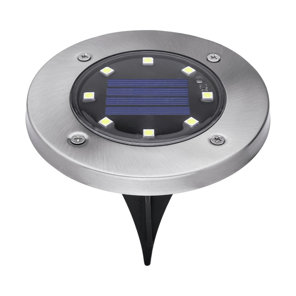 Black & Decker Outdoor Solar-Powered Disk Light (8/Pack)