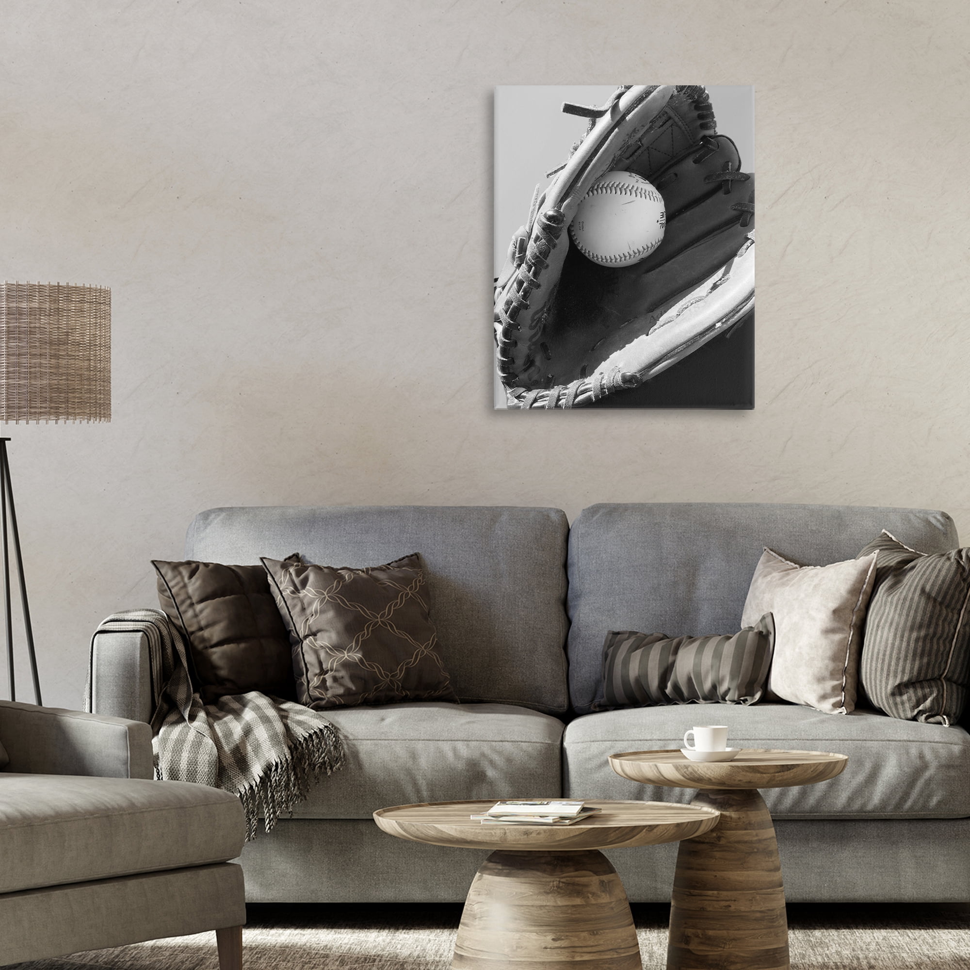 Stupell Industries Nice Catch Baseball Canvas Wall Art, design by Marcus Prime