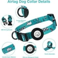 thumbnail image 4 of Frusde Airtag Dog Collar Compatible with Apple Air Tag Adjustable Dog Collar with Cute Patterns for Small Medium Large Pet Puppy-Blue, 4 of 5