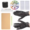 thumbnail image 3 of Kit de tatuaje profesional con aguja para bolígrafo, vendaje para la piel, guantes, taza de pigmento, juego de herramientas, 3 of 14