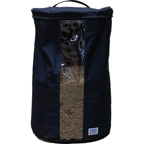Dura-Tech E-Z View Grain Bag | Horse Stable Essential | Durable 1000D | Black
