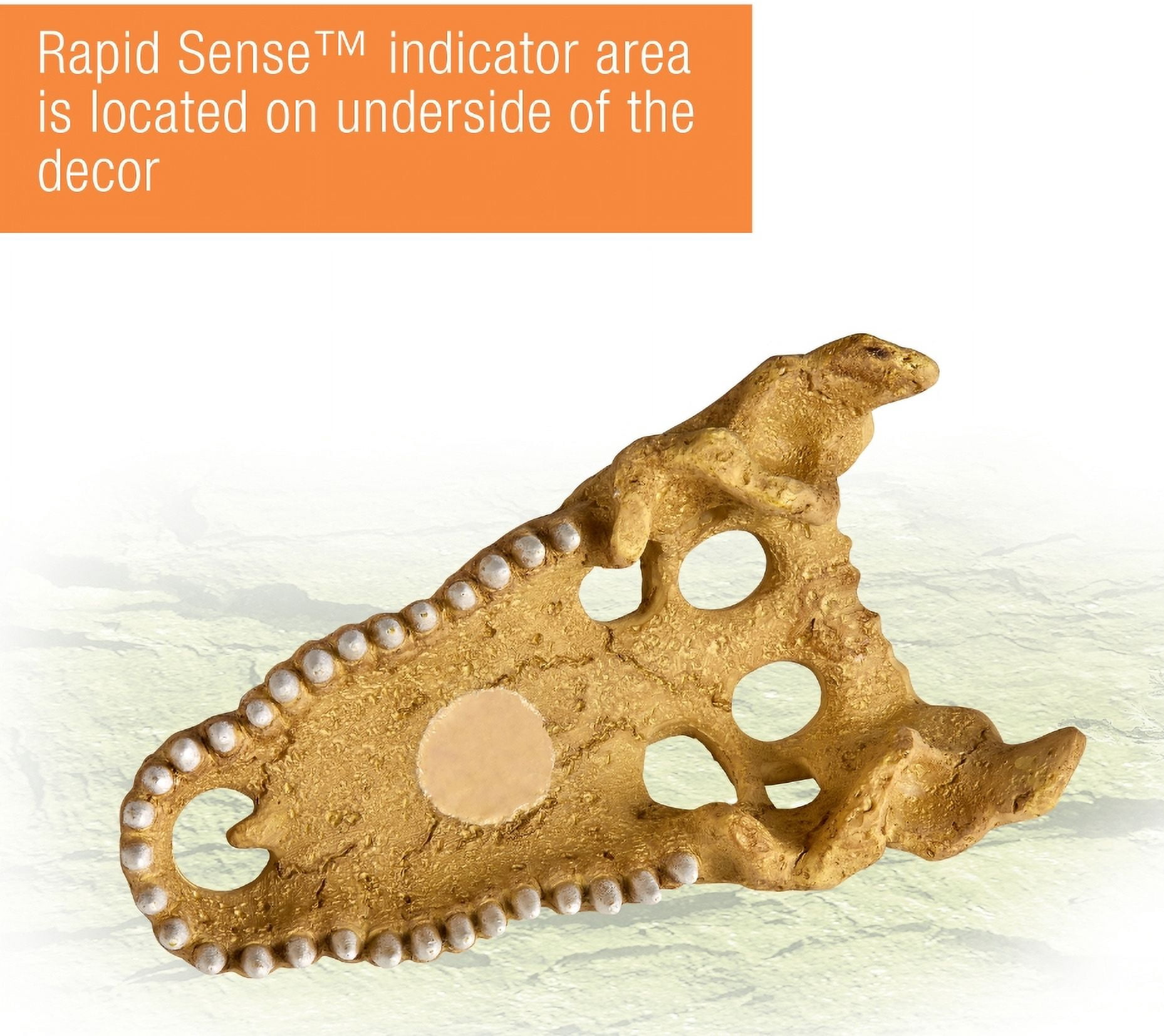 Zilla Rapid Sense Decor Crocodile Skull [Reptile Thermometers, New Reptile Supplies, Zilla, Reptile Supplies] Medium - 1 count