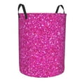 thumbnail image 2 of Daiia rose Red Glitter Laundry Hamper With Handles Large Storage Basket/Toy Organizer/Dirty Clothes Collapsible Waterproof For College Dorms, Bedroom,Bathroom, 2 of 8