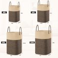 thumbnail image 3 of Artfeel Cesto Para La Ropa Sucia Cesto Para La Ropa De Cuerda De Algodón Tejido 40L Almacenamiento Versátil Para Ropa Sucia Juguetes Y Mantas Para Bebés En El Baño, La Guardería Y La Sala De Estar, 3 of 5