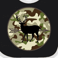 thumbnail image 4 of Inktastic Hunting Camouflage Deer Boys Baby Bib, 4 of 4