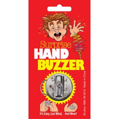 Plastic Shocking Hand Buzzer - Herbruikbare Grappige Handdruk Schok Toy
