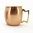thumbnail image 4 of Modern Home Handmade 16oz Solid Copper Mule Mugs – Barrel Shaped Mug with Brass Handle & Smooth Texture – Perfect for Gifts or Party Favors (Set of 12), 4 of 7