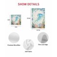 thumbnail image 7 of Jellyfish Coastal Kitchen Dish Towels for Drying Dishes Set of 2, Summer Nautical Starfish Coral Beige Waffle Weave Microfiber Hand Tea Bathroom Towels Quick Dry & Absorbent Towel 15.7x23.6, 7 of 7