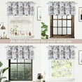 thumbnail image 5 of DriftAway Watercolor Floral Botanical Lined Thermal Insulated Window Curtain Valance Rod Pocket 52 Inch by 18 Inch Plus 2 Inch Header Beige 1 Pack, 5 of 6