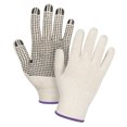 thumbnail image 1 of Lightweight Dotted String Knit Gloves, Poly/Cotton, Single Sided, 7 Gauge, X-Small , Pair, 1 of 1