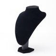 thumbnail image 1 of 3d Velvet Leather Necklace Display Pendant Chain Bust Bracket Jewelry Model Stand, 1 of 4