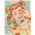 thumbnail image 2 of DIAMOND ART CLUB Clementine Diamond Painting Kit, 2 of 4