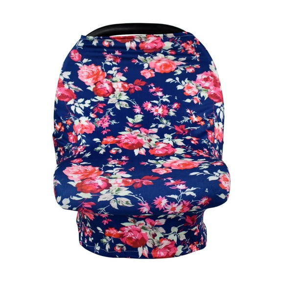 LQCrafK Baby Car Seat Canopy Covers Nursing Cover Breastfeeding Scarf Stroller Cover Carseat Canopy for Baby Girls Boys
