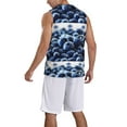 thumbnail image 5 of Rocae Blueberry for Men's Basketball Jersey Lightweight and Breathable Athletic Tank Top,Quick-Drying Sports Jersey X-Large, 5 of 9
