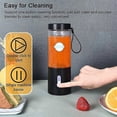 thumbnail image 3 of Personal Blender for Smoothies and Shakes Smoothie Blender Mini Machine 530ML Black, 3 of 5