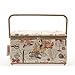thumbnail image 3 of Allary 4397 Jumbo Tan 16"x10"x8" Rectangle Sewing Basket Bundle with 811 Sewing Accessory Kit, 3 of 4