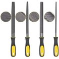 thumbnail image 2 of Juego De Limas Planas Y Escofinas Para Taller, Bricolaje Y Carpintería, Limas Con Mango De Goma Antideslizante Y Bolsa De Almacenamiento (19 Piezas). Afortunado Sencillez, 2 of 5
