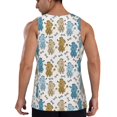 thumbnail image 6 of Rocae Cartoon Poodle Dog for Men's Workout Tank Top Men's Running Tank Top Dry Fit Athletic Workout Tank Tops3X-Large, 6 of 9