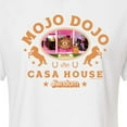 thumbnail image 3 of Barbie The Movie - Mojo Dojo Casa House West - Juniors Cropped Cotton Blend T-Shirt, 3 of 5