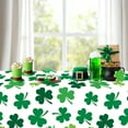 thumbnail image 2 of Hvmvliv Dinnerware Sets St. Patrick's Day Party Supplies Tableware Set Disposable Casual Cutlery Paper Plates Cups Napkin Plastic Knife and Fork Spoon St Patricks Day Home Party Dinnerware Set E, 2 of 4