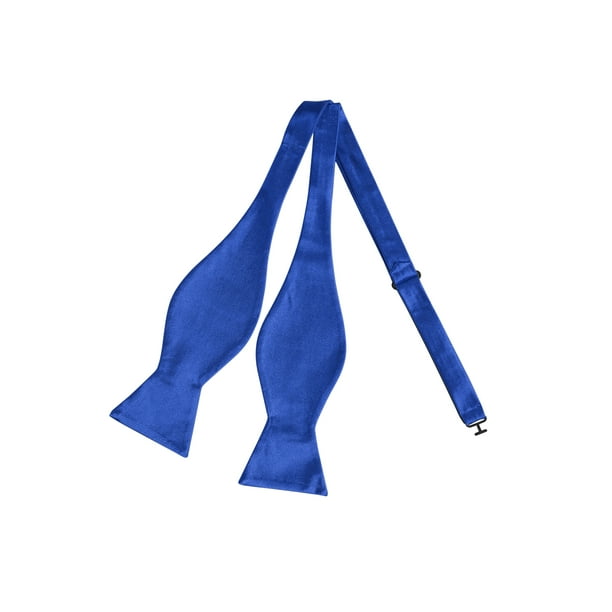 CORBATA DE PAPA INSPIRE CHIC, color sólido, autoajustable, para bodas formales, corbatas de moño, azul real, talla única