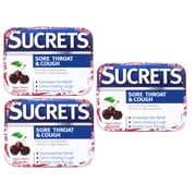Sucrets Complete Lozenges, Vapor Cherry - 18 Ea, 3 Pack