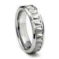 thumbnail image 1 of Andrea Jewelers Tungsten Carbide ZigZag Pattern Wedding Band Ring Sz 11.5, 1 of 4
